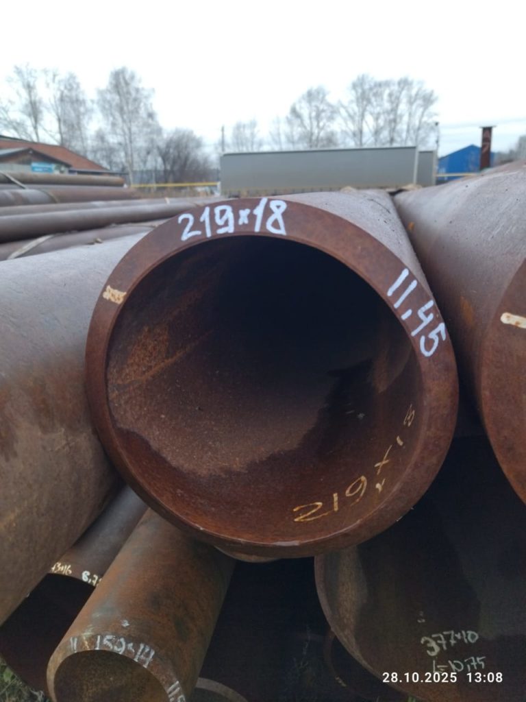 Труба бесшовная г/д 219х18 (19) ст.20А ГОСТ 8732 купить в Екатеринбурге