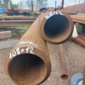 Купить трубу бесшовную г/д 108х12 ст.10 ГОСТ 8732 на отрез в Екатеринбурге