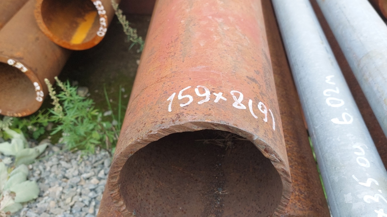 Труба бесшовная г/д 159х8 (9) ст.20 ТУ 14-3Р-55-2001 купить на отрез в Екатеринбурге